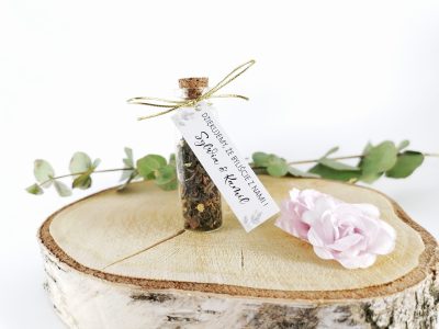 fiolki na kawę herbatę